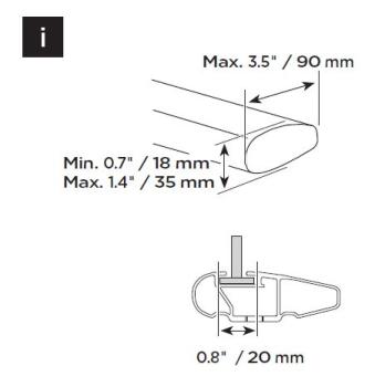 Komplettset Thule Omnistor 3200 für Thule Dachgepäckträger - Roof Rack (auch Wingbar)